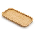 Bamboo Vanity Tray, Bathroom Counter Tray, Toilet Tank Tray, Bathroom Tray for Organizing and Home Decor, 9.8 x 5.5 x 0.8 inch - size: 9.8" x 5.5" x 0.8"