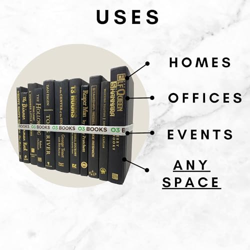 Curated Decorative Books Hardcover Décor Books for Home Décor, Choose Color, Interior Design, Office, Wedding Display, Instant Library, or Staging (Green, Half Foot) - color: Green, size: Half Foot