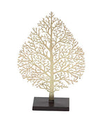 Deco 79 Metal Tree Decorative Sculpture Home Decor Statue, Accent Figurine 11" x 4" x 16", Gold