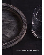 ARIAMOTION Glass Candle Holder Set 3 Clear Seeded Bubbles Modern Farmhouse Centerpieces Coffee Table Rustic Hurricane Cylinders Pillar Votive Tealight - color: Bubbles Clear (Tray)