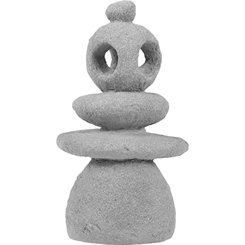 GANAZONO Simulated Rockery Stone 1.69 Inch Sandstone Sculpture for Bonsai and Zen Rock Garden Decor Stacking Stones Accent for Home and Micro Landscape