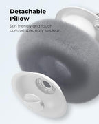 Viozon Tablet Stand Pillow, Compatible with 4.7"-13" Phone/Tablet, iPad, iPhone, Samsung, Google, Kindle, 360°Adjustable Phone Holder for Bed with Soft Plush Fabric, and Detachable Bowl, Grey - color: Grey