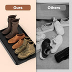 Heavy Duty Boot Trays Natural Rubber Shoe Mat Tray for Entryway with Shoes Brush Large Boot mat Tray Multi-Purpose for Indoor or Outdoor - size: 1'1" x 2'1" (Rectangular)
