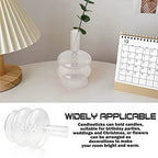 Clear Taper Candle Holders Glass Candle Stick Holder Modern Candle Holders for Tapered Candlesticks Wedding Reception Centerpieces Christmas（Transparent） - color: Color 4