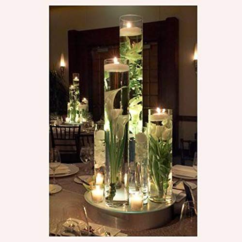WGV Cylinder Vase, Diameter 5", Height 18", Clear Glass Floral Planter Container, Tall Centerpiece Arrangement for Wedding Party Event Home Office Decor, 1 Piece - size: 5"x18"H CL