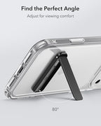 ESR Boost Phone Kickstand, Vertical and Horizontal Stand, Adjustable Angle, Compatible with iPhone Air 17 Pro Max, iPhone 17e/16/15/14/13/12, Samsung Galaxy S26/S25/S24/S23 Series, Google, Black - color: Black