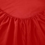 Sfoothome Queen Sheets Set - Hotel Luxury 4-Piece Bed Set, Extra Deep Pocket, 1800 Series Bedding Set, Wrinkle & Fade Resistant, Sheet & Pillow Case Set (Queen, Red) - color: Red-4 Pieces, size: Queen