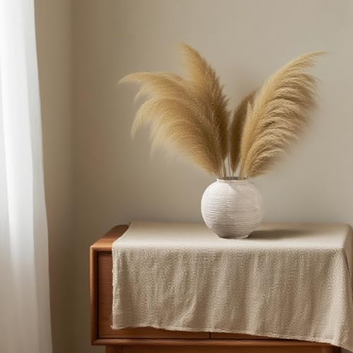 Rustic Farmhouse Vase Home Decor - 6 in Ceramic Boho Decorative Vase for Decor, Round Clay Whitewashed Terracotta Bowl vase for Living Room, Table, Shelf, Centerpieces - style: Rustic Ribbed Whitewash