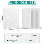 EVERHANGER Metal Pegboard Display Stand, Freestanding Tabletop Pegboard Display for Craft Shows & Fairs, 12"X16", 4pcs White - color: White, size: 4pack 12"X16"