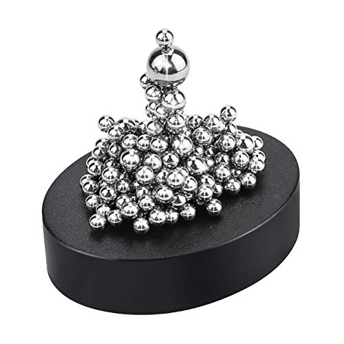 1 Box Stress Relief Magnetic Desk Sculpture Toys, Desk Sculpture Decor Toys, Magnetic Balls Desktop Decor Fidget Toy for Boredom, Intelligence Development