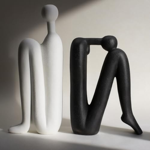 Book Ends Decorative for Shelves- Modern Bookends for Bookshelf Decor, Heavy Duty Book Holder and Book Stopper, Stylish Shelf Decorations and Bookends for Shelves