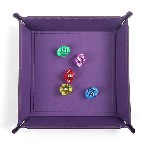 siduater Valet Tray Desktop Storage Organizer – Vegan Leather Catchall Tray Bedside Vanity Tray Nightstand Caddy Holder for Remote Controller, Watch, Keys, Phone, Wallet, Coin, Jewelry, Purple - color: Purple