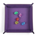 siduater Valet Tray Desktop Storage Organizer – Vegan Leather Catchall Tray Bedside Vanity Tray Nightstand Caddy Holder for Remote Controller, Watch, Keys, Phone, Wallet, Coin, Jewelry, Purple - color: Purple