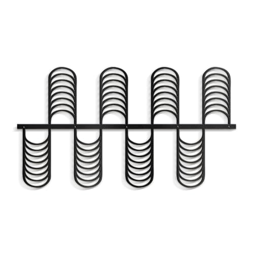 SIGNLEADER Metal Wall Decor Minimalist Modern Luxury Wall Sculpture Hangings 3D Statue Home Decoration for Living Room, Bedroom, Bathroom, Kitchen, Fireplace, Office - 18" Black - color: Gry23-2405-m23, size: 18" Black
