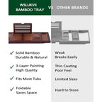 Premium Foldable Bamboo Bathtub Tray Caddy, Expandable Bath Caddy Tray with Holder, Brown Bath Shelf Over Tub, Spa Bathroom Accessories & Gifts for Home - color: Brown