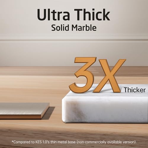 KES Standing Towel Racks for Bathroom 2-Tier, Floor Towel Rack Stand with Heavy Marble Base, Upgrade Steady Freestanding Design, Pro-Grade 18/8 Stainless Steel Brushed Finish, BTH217-2 - color: Brushed Finish, size: 33” H (2-tier)