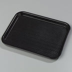 Carlisle FoodService Products CT101403 Cafe Standard Plastic Cafeteria/Fast Food Tray, NSF Certified, BPA Free, 14" Length x 10" Width, Black - color: Black