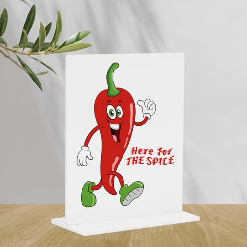 Funny Office Home Decor - Unique Acrylic Tabletop Decor for Living Room, Dining Space & Workspace, Stylish & Durable, 4 × 4.7 Inches