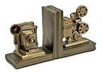 Bellaa 24971 Camera Bookends Retro Projectors Book Ends Library Bookshelves Support Decorations Crafts Study Offices Wine Cabinets Desktop
