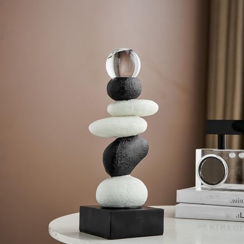 Art Stone Sculptures Home Decor - Modern Bookshelf & Desk Decor