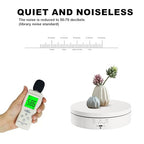 Rotating Display Stand White Turntable Stand 5.7 Inch Spinning Stand for Product Shows