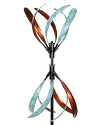 Wind Spinners Outdoor – Metal Large Wind Spinner with Stake for Yard and Garden, Garden Wind Sculptures & Spinners, Ideal Gift for Family (13'' W x 70.5'' H) - size: 70.5*13*13 inches