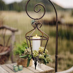 Yeelida Outdoor 6pcs Flameless Waterproof Candles with Handy Remote Control, Cycle Timer Battery Operated Candle Grease Effect LED Flickering Pillar Plastic Long Lasting (White, 3" x4" 5" 5" 6" 6" 7") - color: White, size: 4" 5" 5" 6" 6" 7"