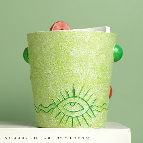 Picasso Face Planter Pots – Abstract Art Flower Vase with Facial Expressions, for Indoor Plant, Unique Planter Head Pot for Home Decor - size: Small