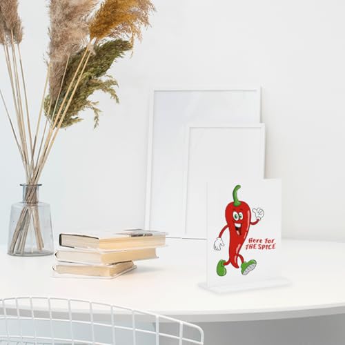 Funny Office Home Decor - Unique Acrylic Tabletop Decor for Living Room, Dining Space & Workspace, Stylish & Durable, 4 × 4.7 Inches