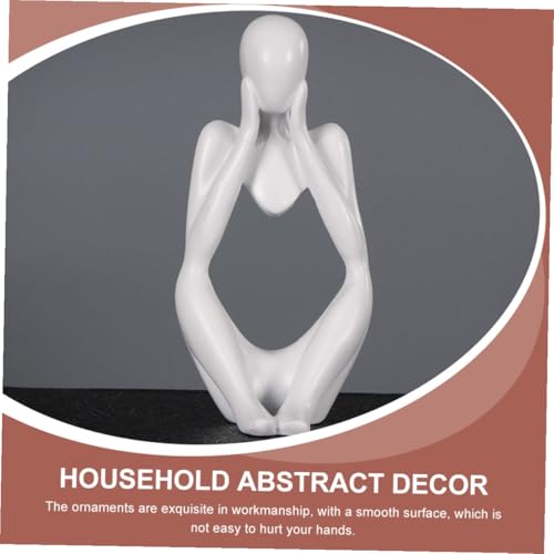 ORFOFE Mid Century Modern Decor Abstract Sculpture Home Supply Living Room Decor Wall Aesthetic