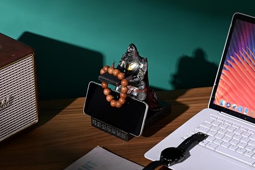 King's Guard Watch Display Stand Eyeglass Jewelry Bracelet Necklace Holder Trays Towers Resin Pen Holder Warrior Knight Mobile Phone Stand for Office & Home (Iron) - color: Iron