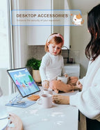 Aoviho Rotating Tablet Stand for Desk - [Adjustable] Drawing Stand for iPad, Portable Aluminum Desktop Holder, Compatible with 4.7–12.9 inch Devices, (Sky Blue) - color: Sky Blue