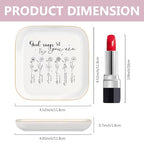 God Says You Are - Christian Bible Verse Jewelry Dish Trinket Tray - Unique Ceramic Ring Jewelry Tray for Women (God says you are) - style: God says you are