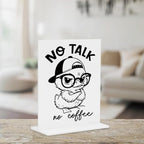 Funny Office Home Decor - Sculptural Acrylic Decor for Coffee Tables, Reception Desks & More, Edgy & Unique, 4 × 4.7 Inches