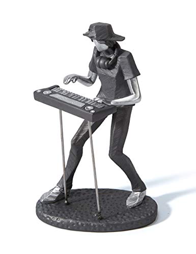 HAUCOZE Musician Statue Music Figurine Gift Home Decor Table Centerpiece Sculpture for Piano Studio Bedroom Polyresin 10 Inch