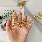 Gold Walking Dragon Sculpture Solid Metal Animal Ornament Mini Animal Figurine for Home Office Garden Desktop Decor - style: Walking Dragon