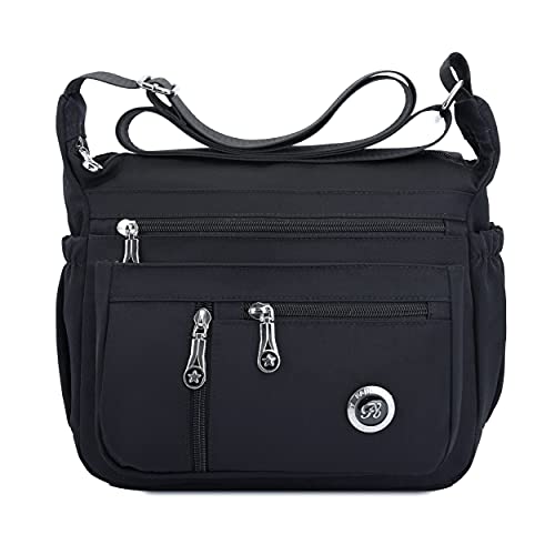 Purses and Shoulder Handbags for Women Crossbody Bag Messenger Bags - color: Large-black