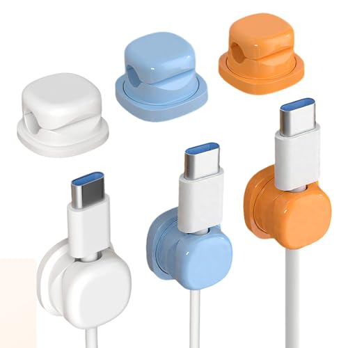 Cord Organizer Holder, 2025 New Desk Cable Management, Cable Clips Organize Phone Charging Cords Holder Organizer Neatly for Home Office Car Desk Nightstand (Mixed, 3 Pack) - color: Mixed, size: 3 Pack