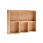 pandapark Wood Organizer Tray,Black Walnut,Desk & Drawer Storage Box (Maple Master) - color: Maple Master-4