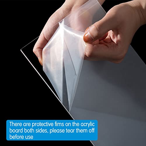 BYCY Acrylic 4-Tier Riser Display Shelf for Figurines, Desserts Holder, Collections Organizer and Cosmetic Items Shelf (4tier-Clear) - color: 4tier-clear