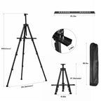 Easels for Painting Canvas, Aredy 66" Art Easel for Drawing, Portable Painting Easel Stand, Metal Table Top Easel (4 Pack) - style: 4 Pack