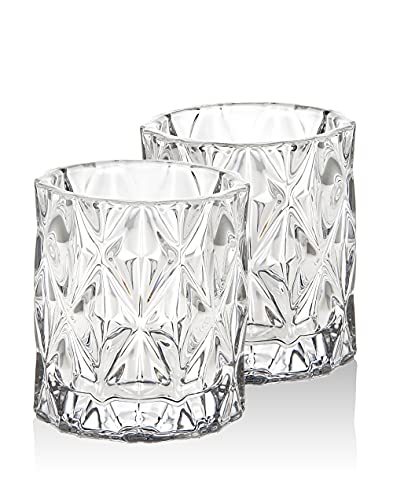 Godinger Shannon Crystal Votive Candle Holder Serenade Set of 2