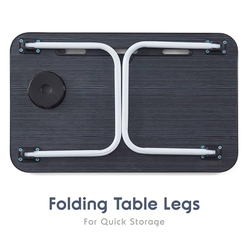 Laptop Bed Tray Table, Laptop Stand, Portable Lap Desks with Foldable Legs, Reading Desk for Sofa Couch Floor - Small - size: Small