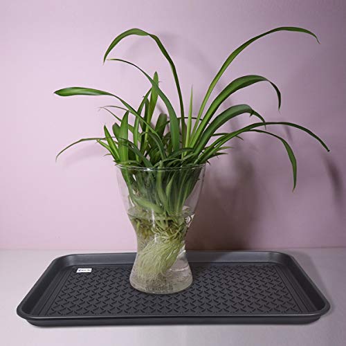 Multi-Purpose Boot Mat, Shoe Mat, Pet Bowl Tray, Waterproof for Indoor and Outdoor Floor Protection, 24" x 15"/2 Pack - size: 24x15"*2 pack