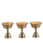 Copper Candle Holder, 1PC, Butter lamp Holder, Long lamp, Candle Rod, Candle Holder, Copper Cup, Home Decoration（NO.7）