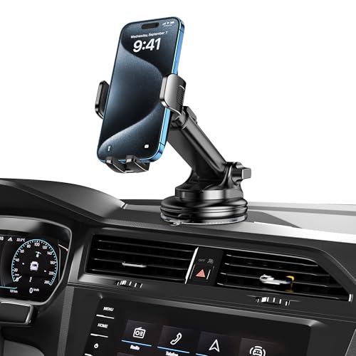 Qifutan Dash Mounted Phone Holders for Your Car Dash Phone Mount for Car Dashboard Air Vent Multi-Mount 3 in 1 Vehicle Windshield Holder Compatible Multi-Device Clip Desk Mount - style: Dash-C