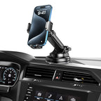 Qifutan Dash Mounted Phone Holders for Your Car Dash Phone Mount for Car Dashboard Air Vent Multi-Mount 3 in 1 Vehicle Windshield Holder Compatible Multi-Device Clip Desk Mount - style: Dash-C