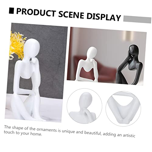 Zerodeko Abstract Thinker Sculpture Art Ornament for Home Decor Figure for Living Room Bedroom and Office Decoration