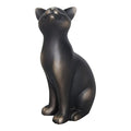 Comfy Hour 9" Cat Statue for Home Decor, Decorative Black Cat Figurines, Artisan Crafted Sitting Feline Sculpture, Unique Cat Lover Present for Women, Polyresin Desktop Accent, 1 Unit