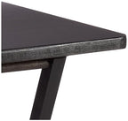 Amazon Basics Portable Foldable TV Tray Table with Storage Rack, Space-Saving Design, 15" x 19" x 26", Black, 4-Pack - color: Black